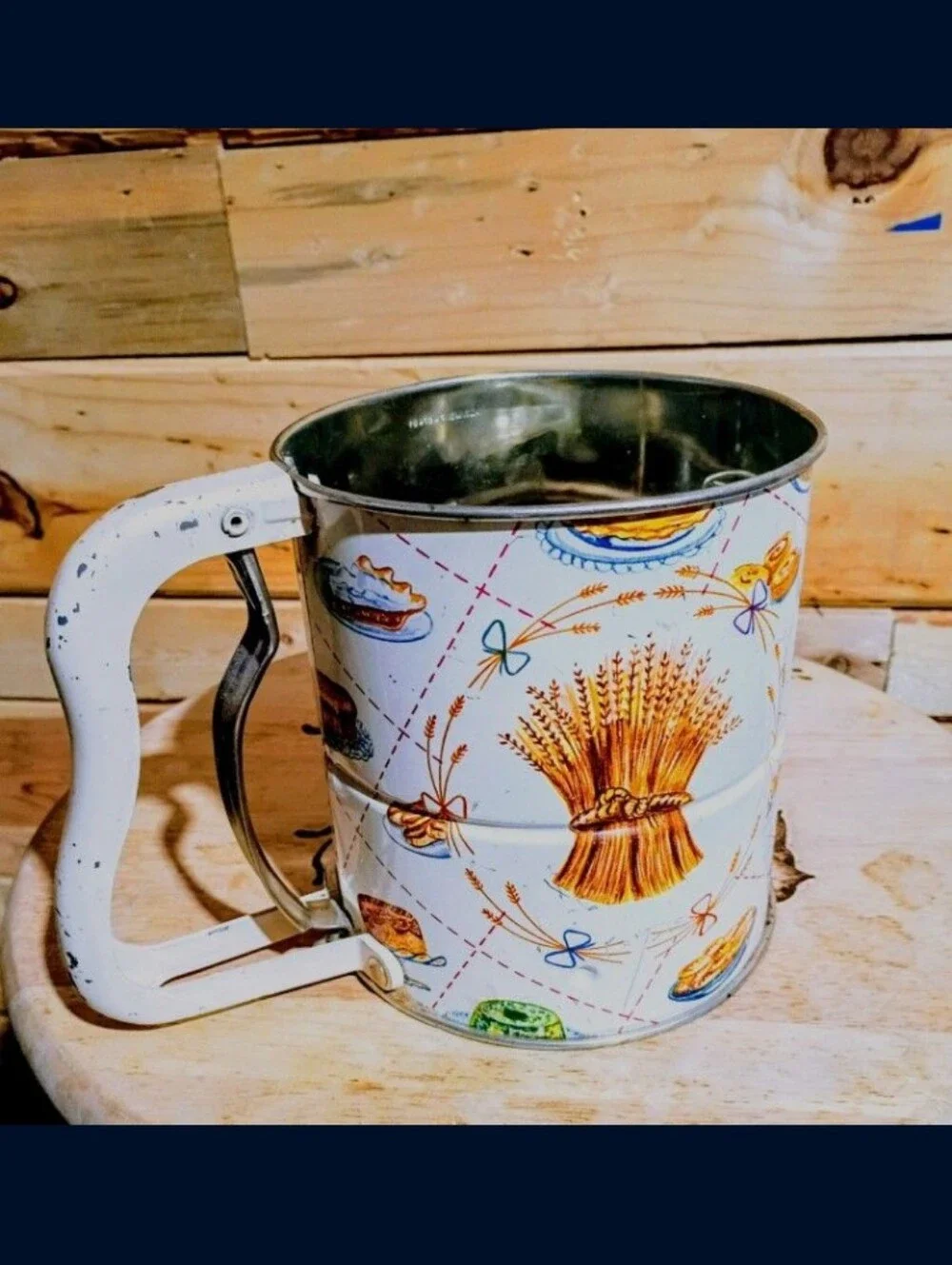 1950,s Androck 3 Screen Flour Sifter